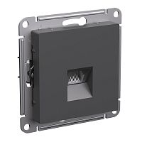 Розетка компьютерная без рамки Systeme Electric AtlasDesign 1-м. RJ45 5e базальт картинка